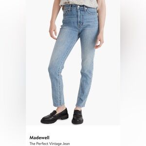 Madewell perfect vintage jeans